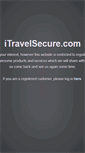 Mobile Screenshot of itravelsecure.com